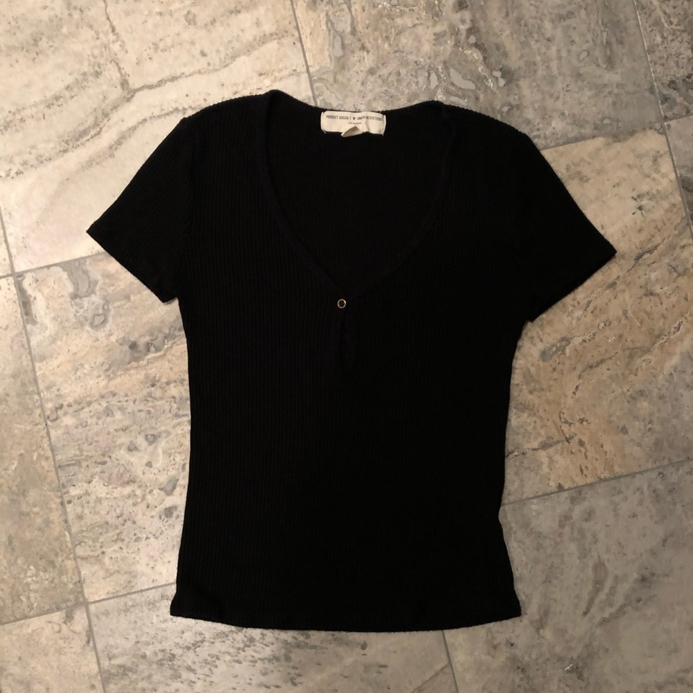 Project Social T 💖 Urban Outfitters Black XS Tee